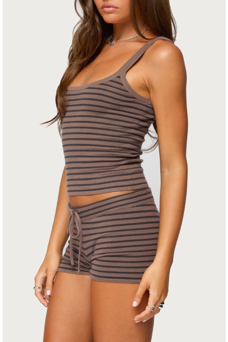 Lillian Stripe Camisole, Alternate, color, BROWN