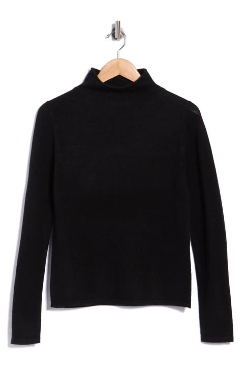 Cashmere Funnel Neck Sweater
