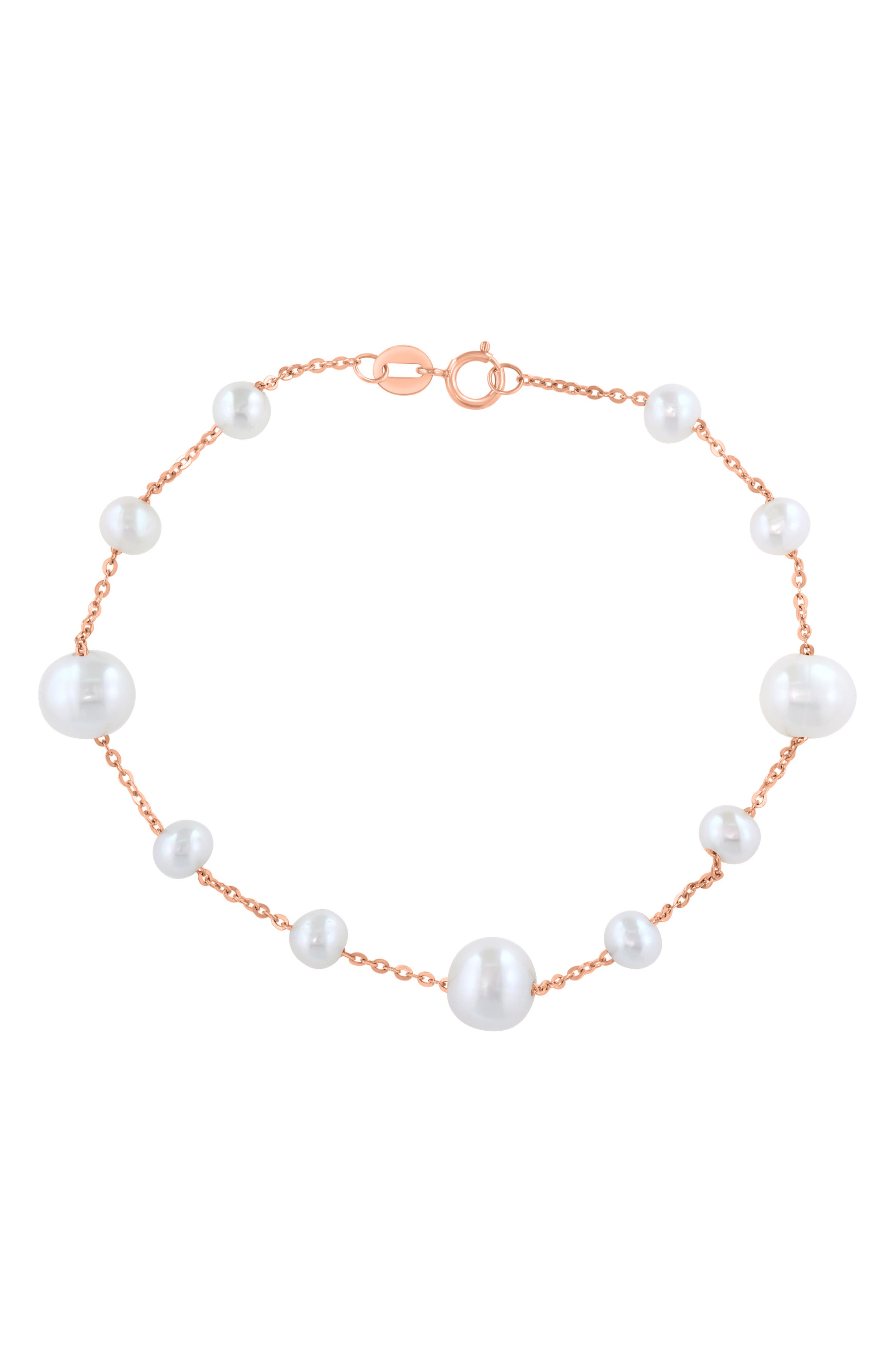 Freshwater Pearl Station Bracelet