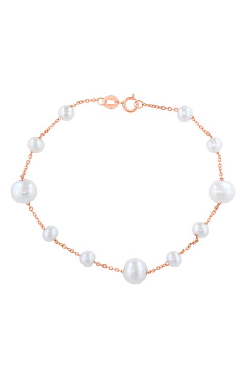 Freshwater Pearl Station Bracelet
