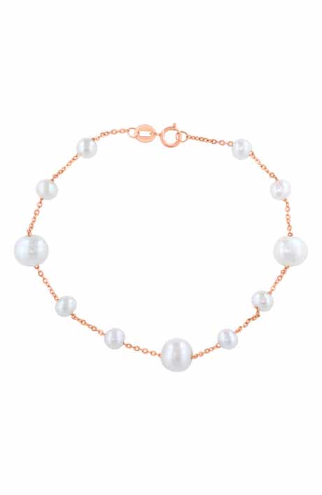 Freshwater Pearl Station Bracelet