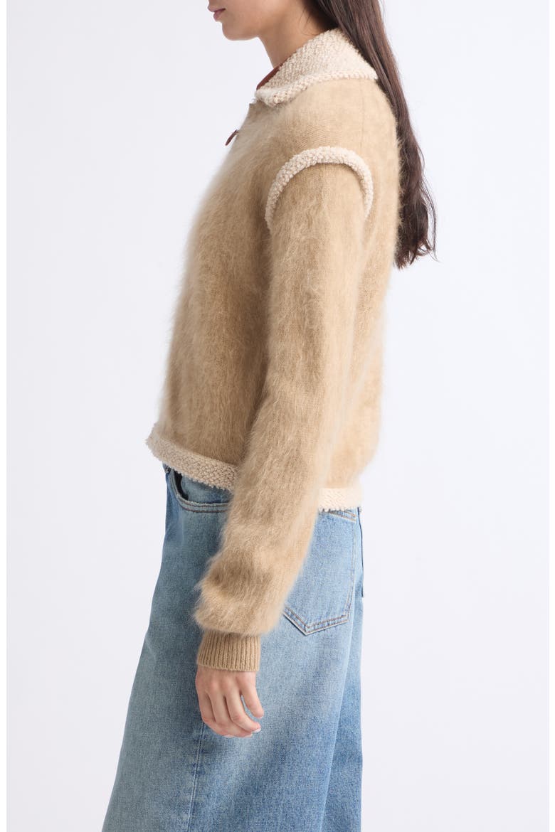 Grizzly Frankie Cashmere Jacket, Alternate, color, CAMEL