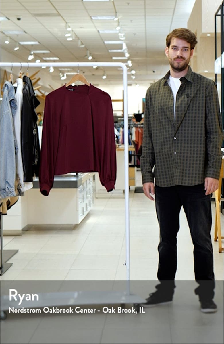 Asymmetric Crêpe de Chine Top, sales video thumbnail