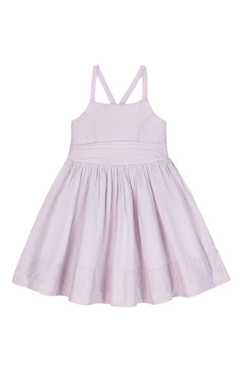 Girls' Organic Embroidered Special Sundress, Kids