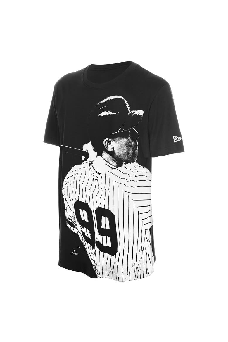 Men's New Era Aaron Judge Black New York Yankees Oversized Graphic T-Shirt, Alternate, color, Black