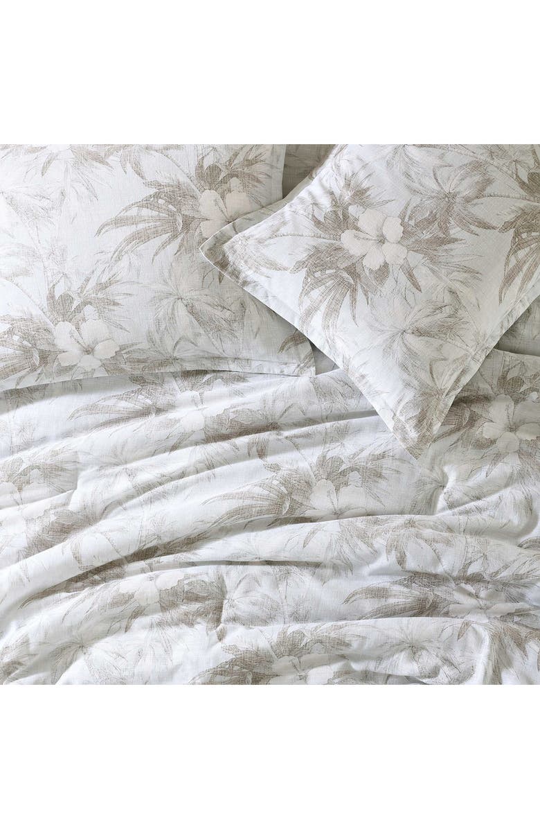 Tommy Bahama Beachway Blooms Duvet Cover & Sham Set, Alternate, color, Grey