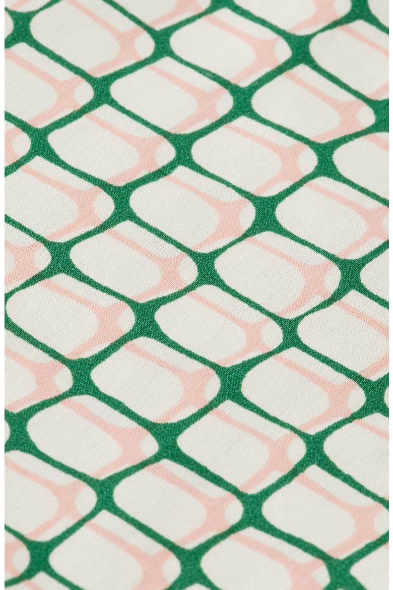 Kids' Geo Print Camp Shirt, Alternate, color, DOUBLES NET