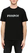 PURPLE BRAND Texture Inside Out Graphic T-Shirt