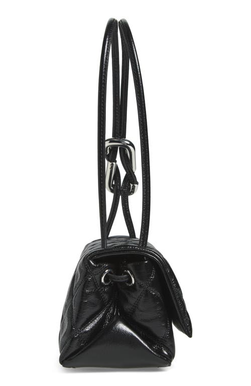 Marc Jacobs The Mini Dual Chain Diamond Quilted Leather Shoulder Bag