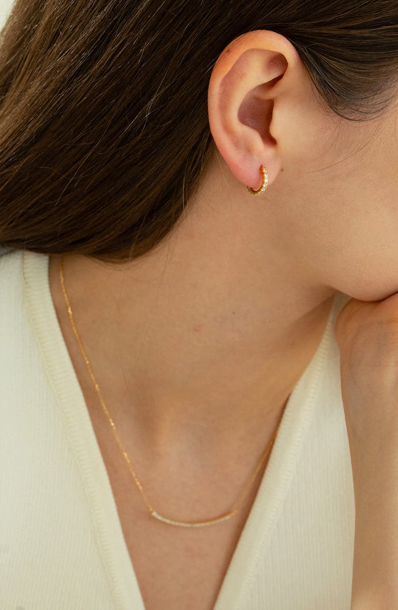 Bearfruit Jewelry Sterling Silver 18k Gold Plated Sylvia Necklace Holiday Gift Idea, Alternate, color, Gold