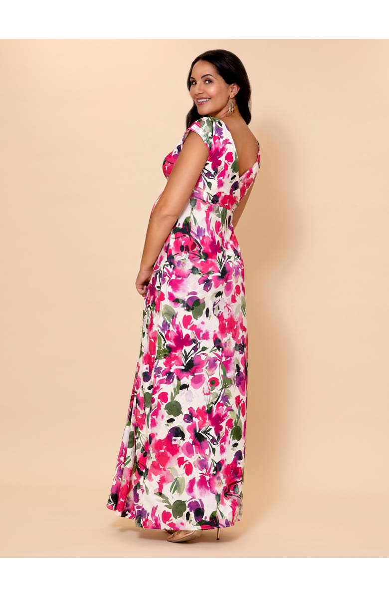 Tiffany Rose Maternity Alana Maternity Maxi Dress, Alternate, color, Fuschia Florals