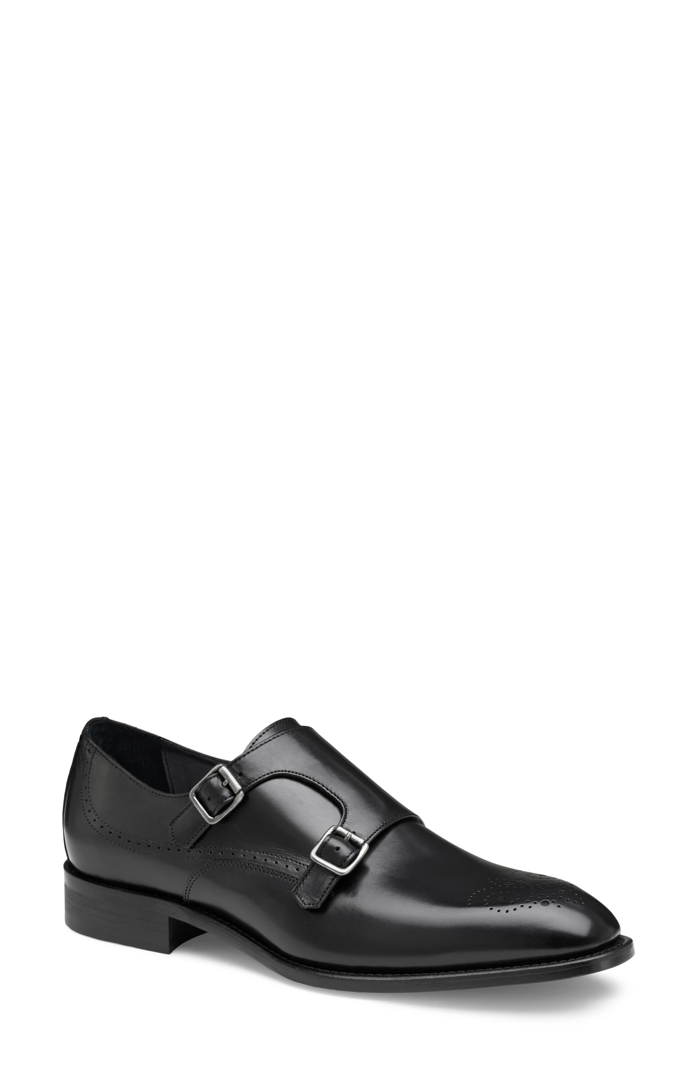 JOHNSTON & MURPHY COLLECTION Johnston & Murphy Ellsworth Double Monk Strap Shoe, Main, color, 