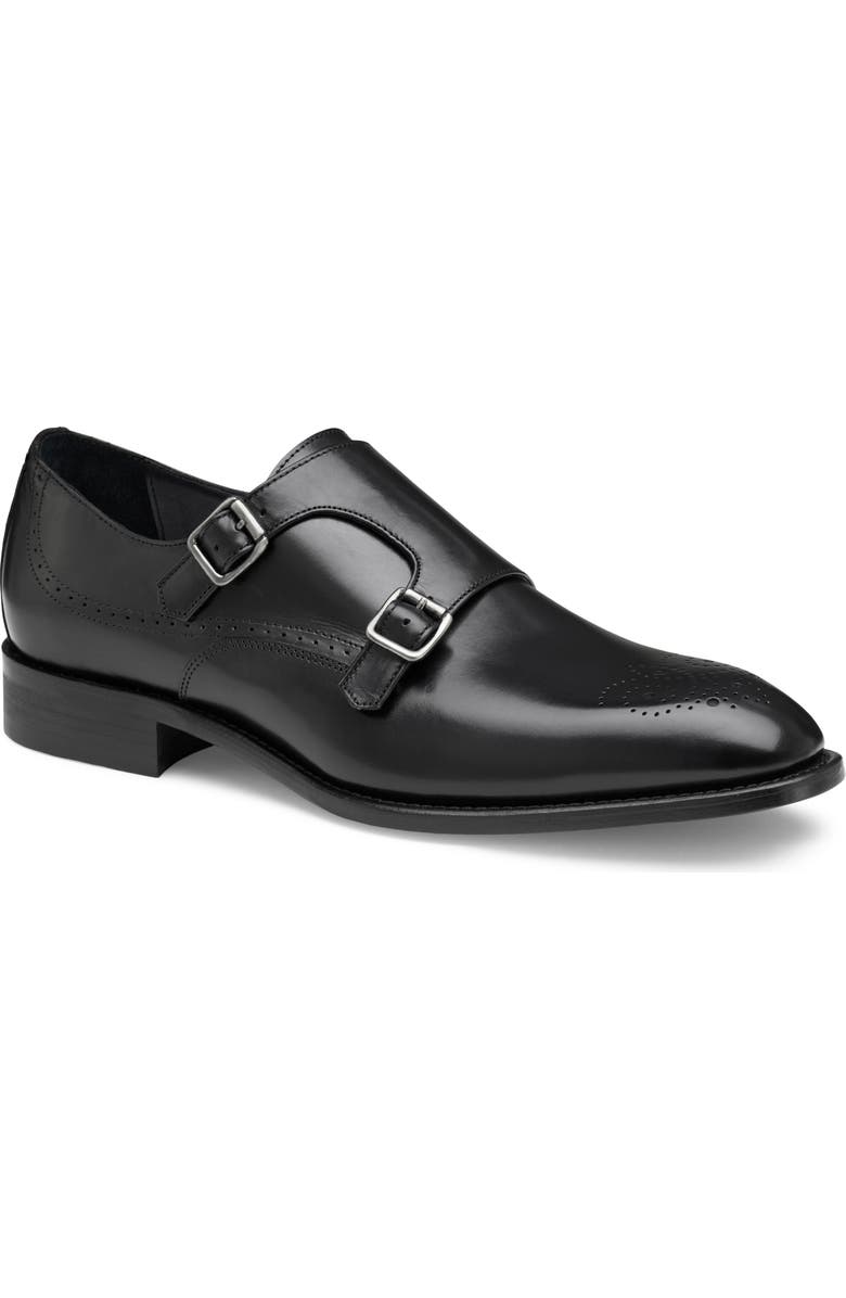 JOHNSTON & MURPHY COLLECTION Johnston & Murphy Ellsworth Double Monk Strap Shoe, Main, color,