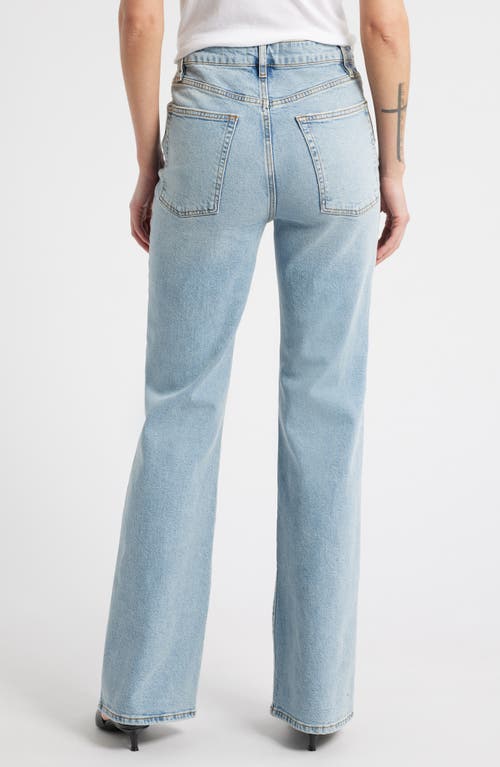 Shop Frame The Arrow High Waist Relaxed Bootcut Jeans In Dolly