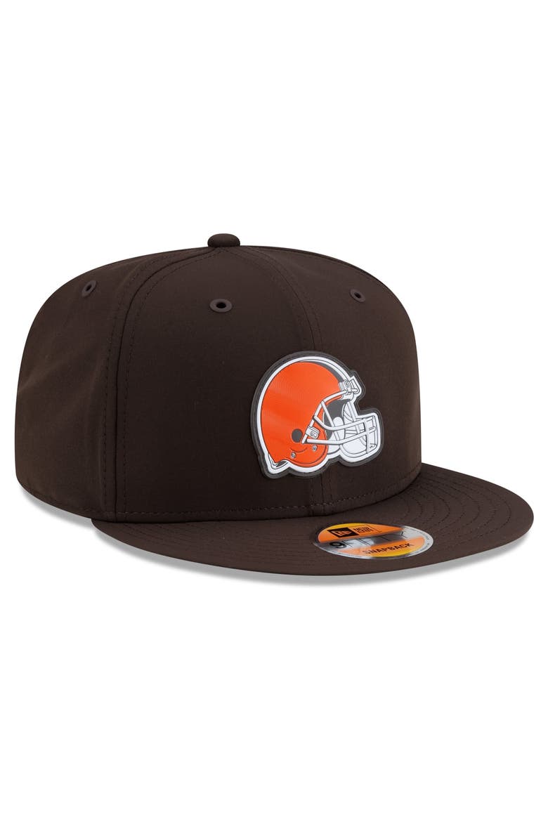 Men's New Era Brown Cleveland Browns 2026 Sideline 9FIFTY Snapback Hat, Alternate, color, Brown
