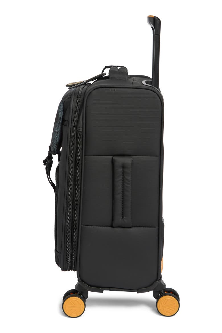 Sanday 20-Inch Spinner Luggage, Alternate, color, BLACK/ CAMOBLUE