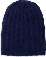 Johnstons of Elgin Bhaltair Cashmere & Silk Rib Beanie