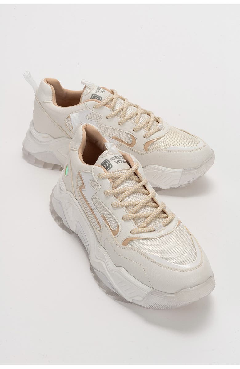 Prologue Shoes Europa Sneakers, Alternate, color, White Faux Leather