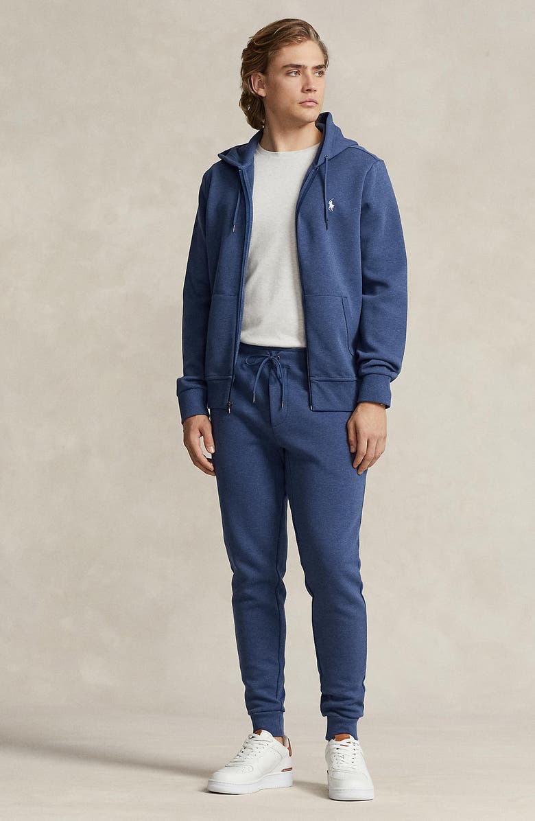 Polo Ralph Lauren Double Knit Zip-Up Hoodie, Alternate, color, 