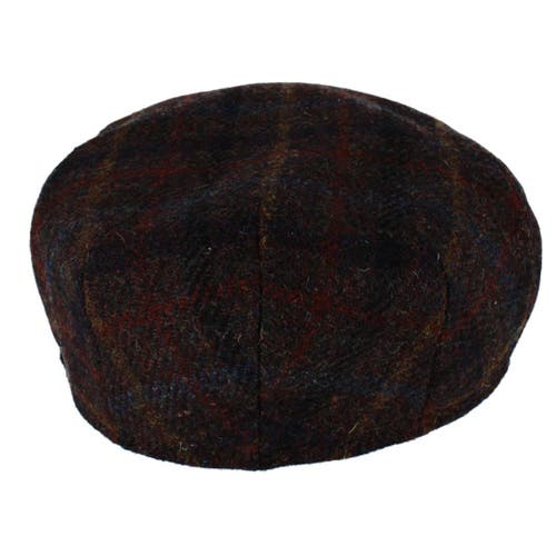 Wigens Contemporary Ivy Cap With Earflap In Burgundy