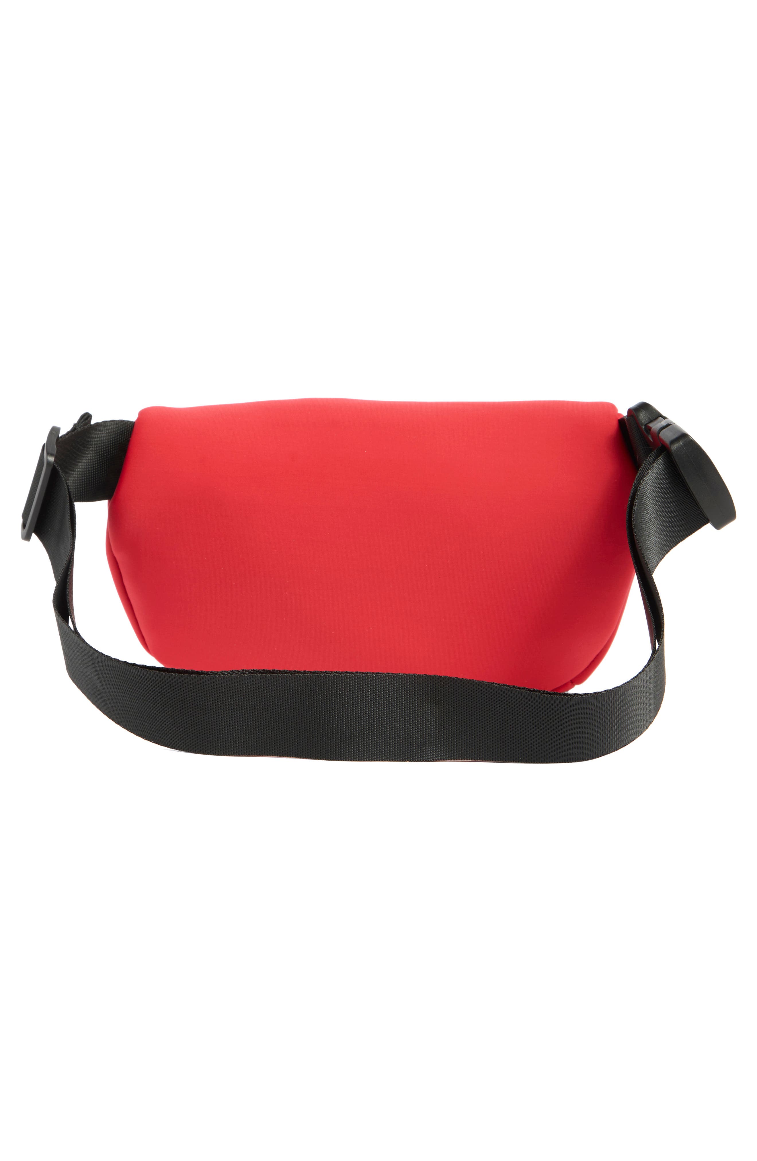 Neoprene Belt Bag, Alternate, color, RED