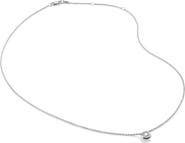 Monica Vinader Asscher Lab Created Diamond Pendant Necklace