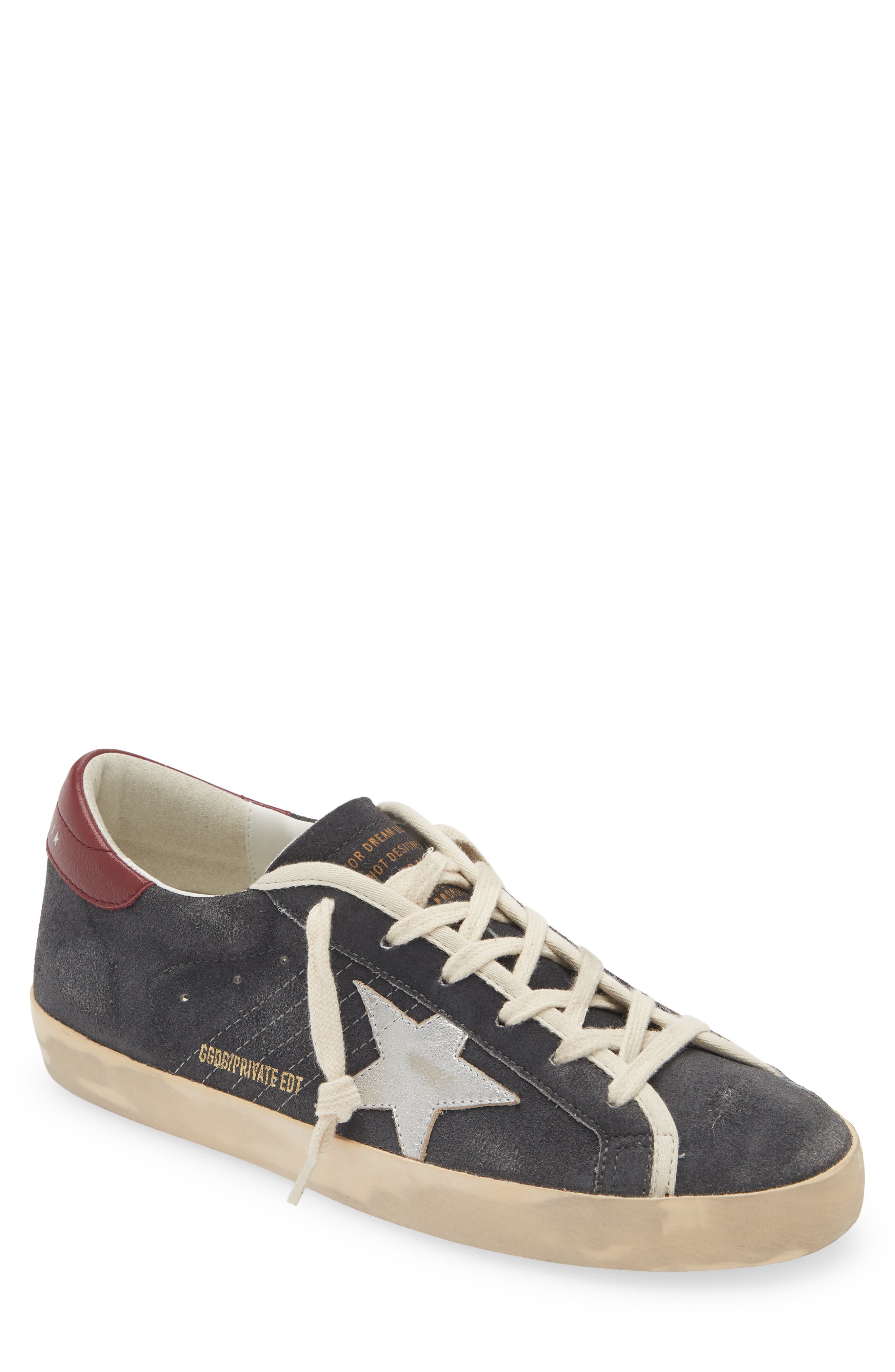 Golden Goose Super-Star Sneaker, Main, color, Grey/ Silver