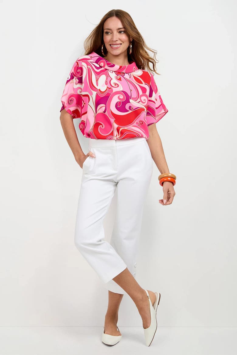 Honeysuckle Top, Alternate, color, Darsena