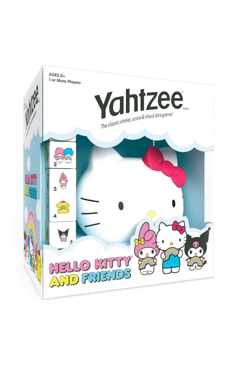 YAHTZEE Hello Kitty & Friends Dice Game, Main, color, Multicolored