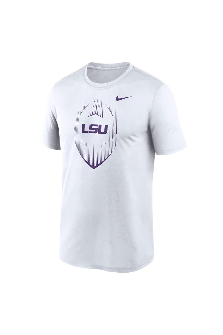 Men's Nike White LSU Tigers Primetime Legend Icon Performance T-Shirt, Alternate, color, White