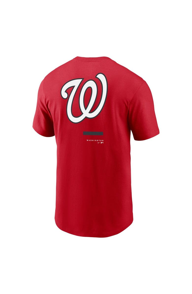 Nike Men's Nike Red Washington Nationals Over the Shoulder T-Shirt, Alternate, color, Red