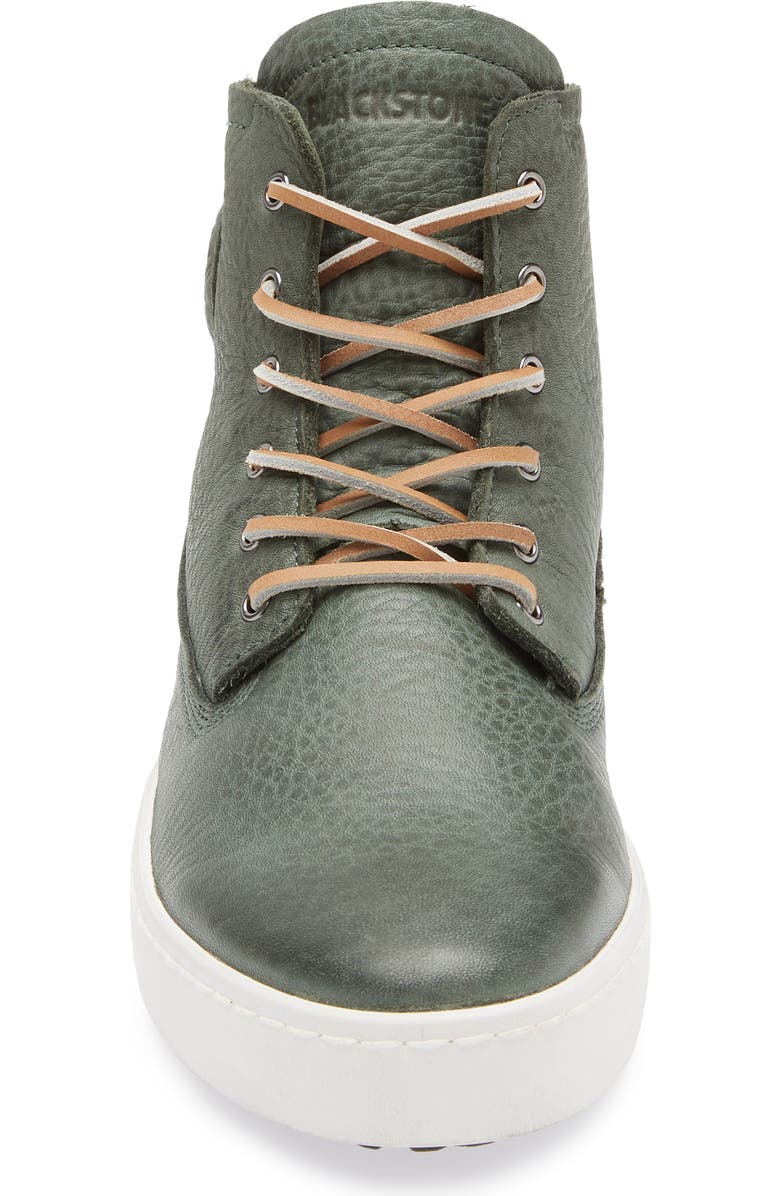 Blackstone Padded Genuine Shearling Lined High Top Sneaker, Alternate, color, Rosin