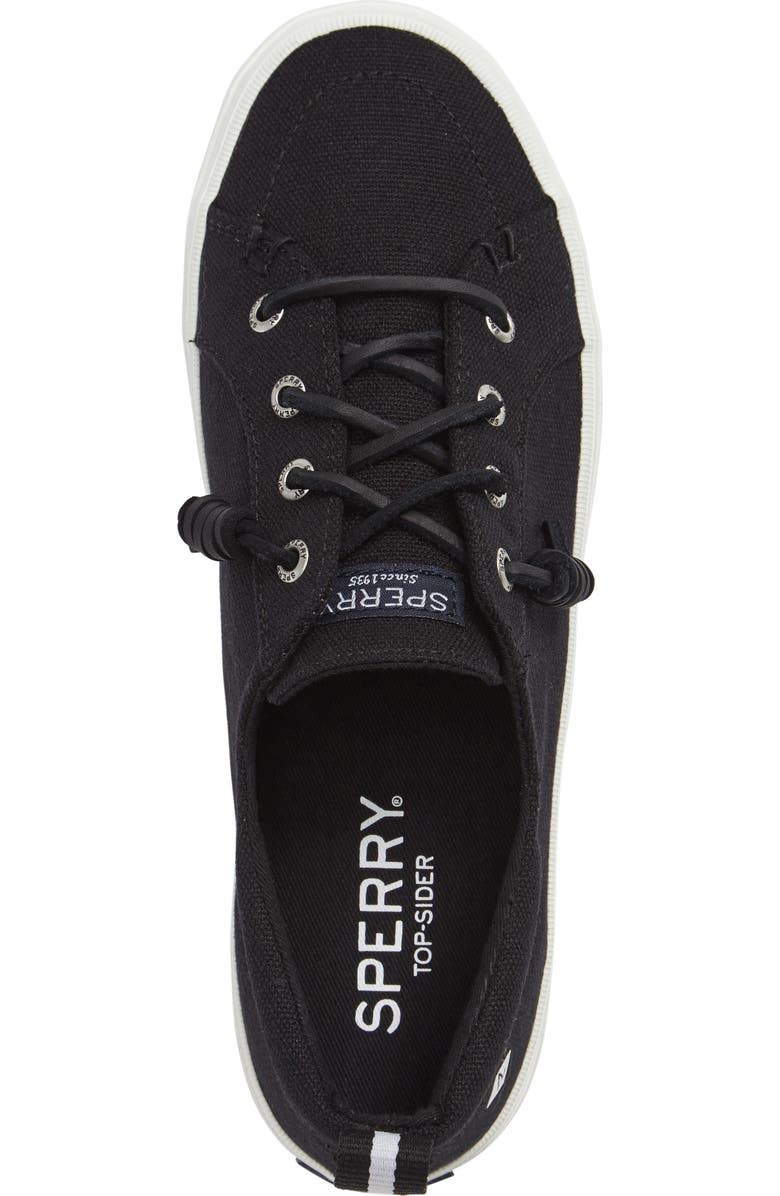 Sperry Crest Vibe Slip-On Sneaker, Alternate, color, Black