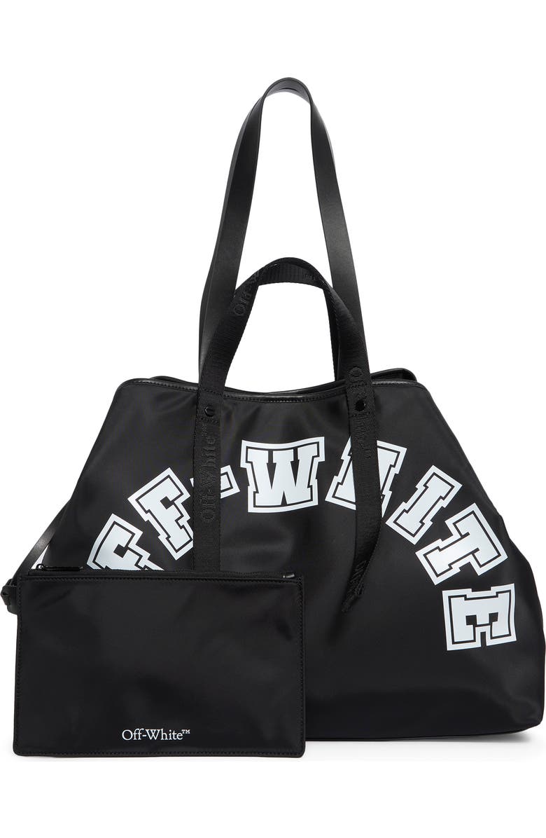 Off-White Classic Day Off Large Tote Bag, Alternate, color, Black