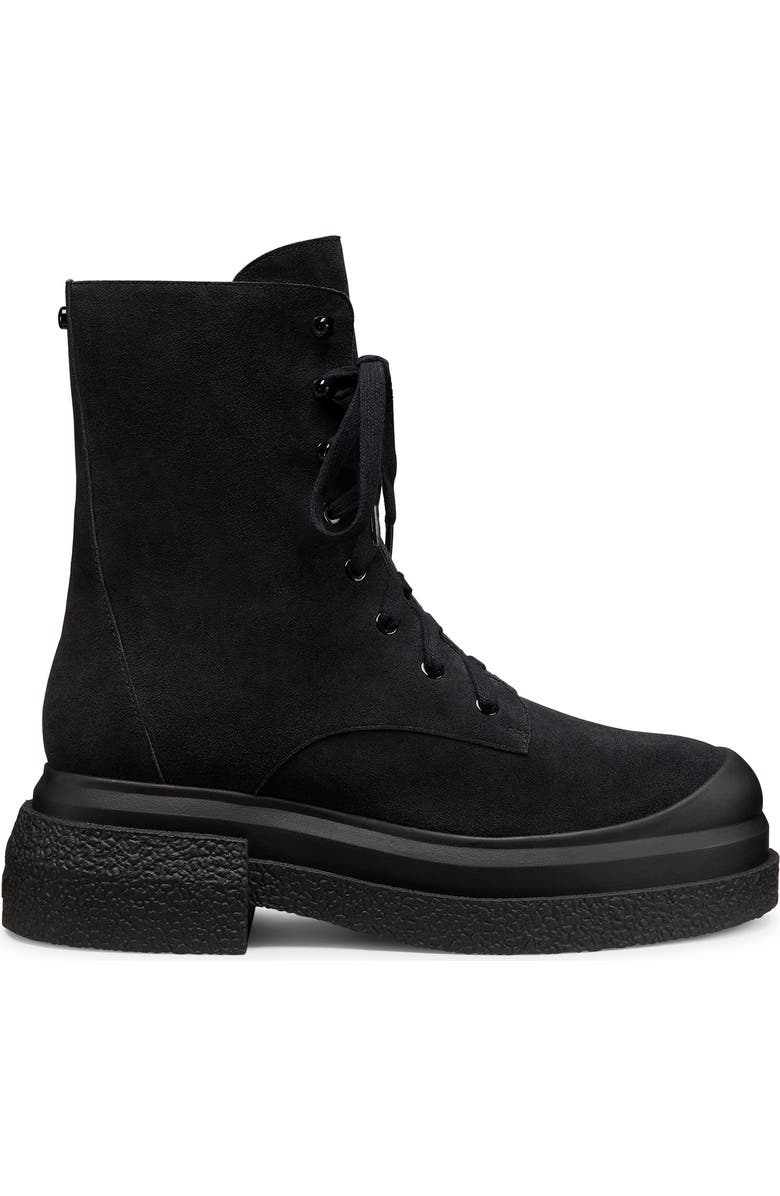Stuart Weitzman Charli Lace-Up Sportlift Bootie, Alternate, color,