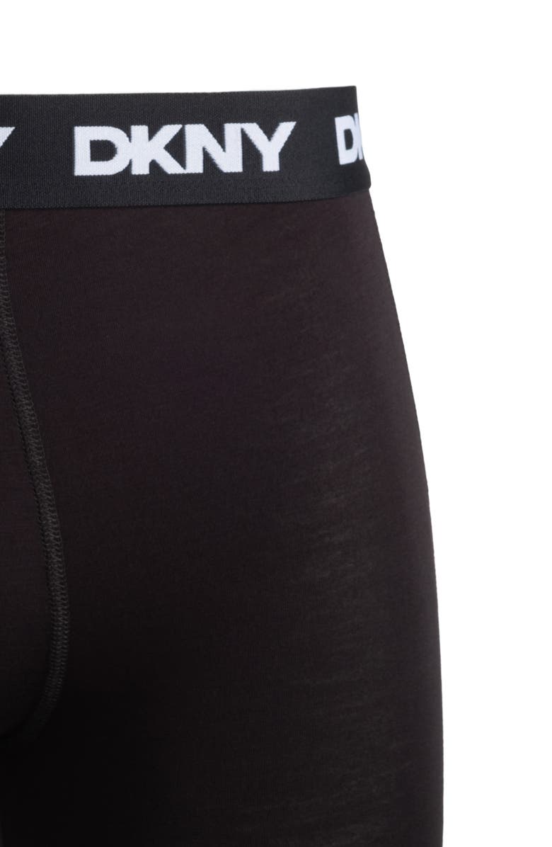 DKNY Pack of 4 Assorted Boxer Briefs, Alternate, color, Black/Black/Black/Black