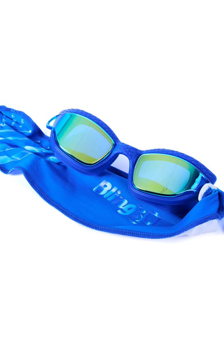 Bling2o Kids' Fabric Strap Swim Goggles, Alternate, color, Blue