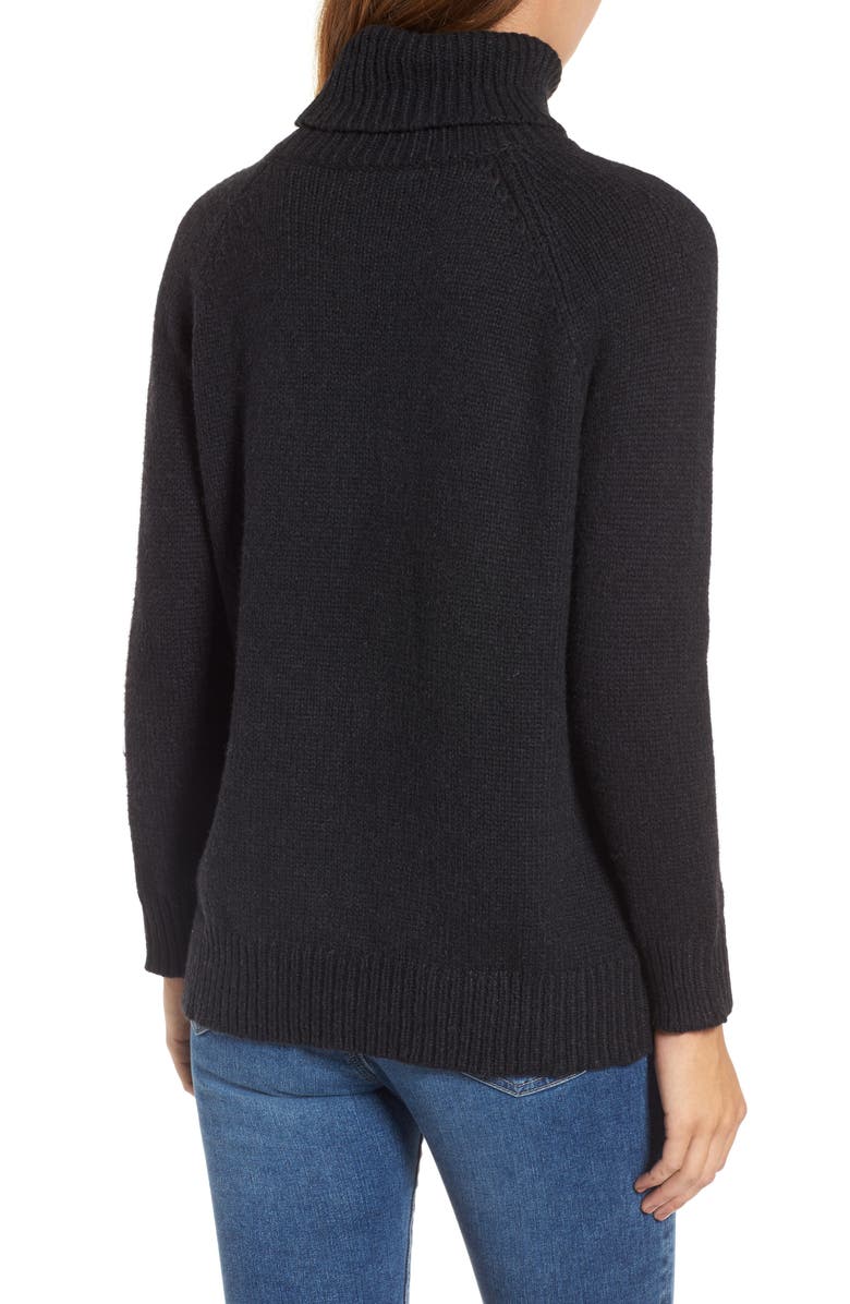 Velvet by Graham & Spencer Textured Turtleneck Sweater, Alternate, color,