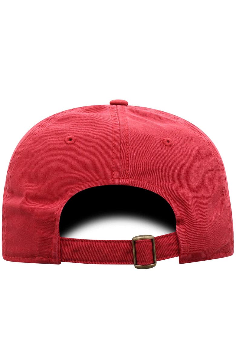 TOP OF THE WORLD Men's Top of the World Crimson Washington State Cougars Team Logo Washed Adjustable Hat, Alternate, color, Crimson