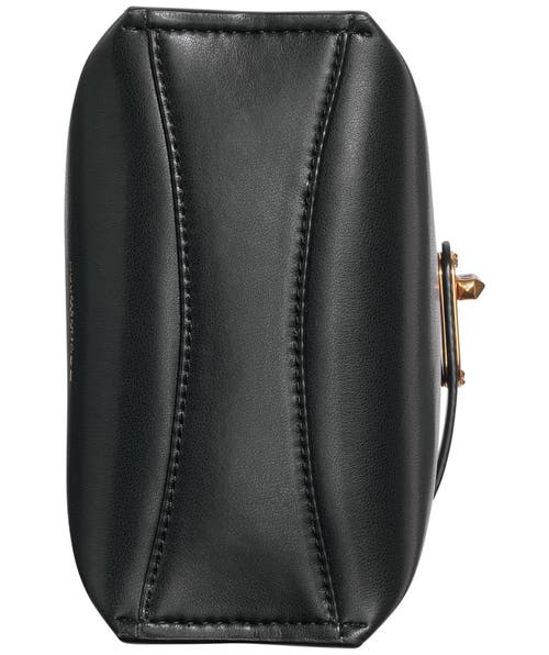 Donna Karan Bridgehampton Turnlock Crossbody In Black/gold