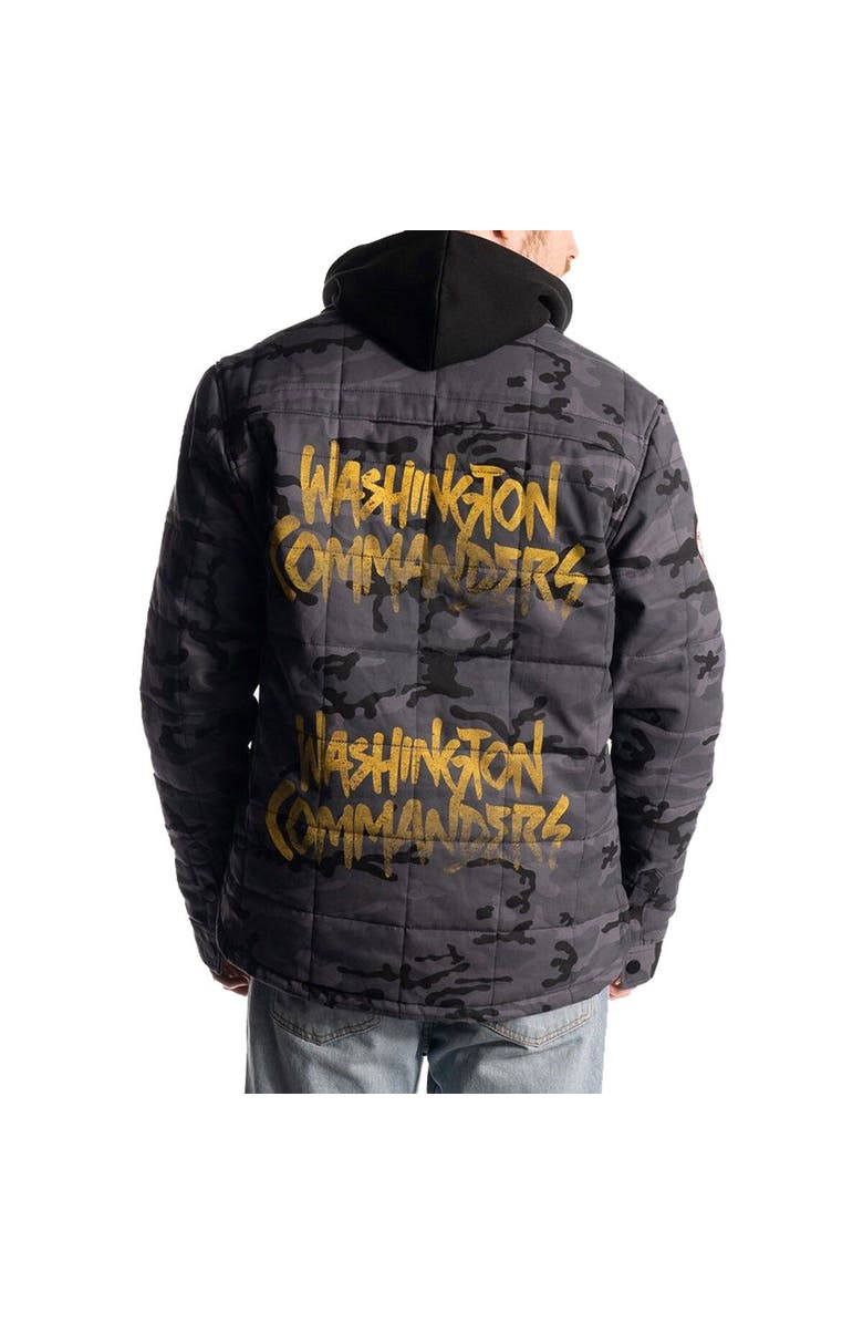 THE WILD COLLECTIVE Unisex The Wild Collective Black Washington Commanders Utility Full-Snap Jacket, Alternate, color, Black