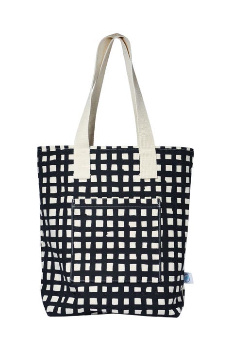 Grid Carry All Tote Bag