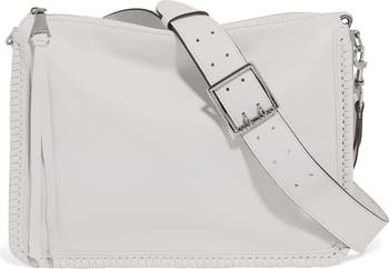 Aimee deals Kestenberg White Studded Large Leather Satchel Handbag