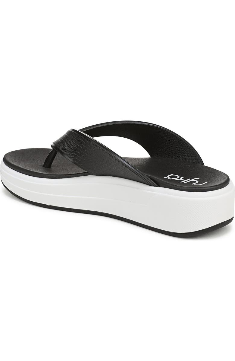 Rykä Viv Platform Thong Sandal, Alternate, color, Black