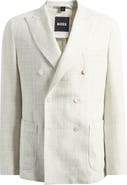 BOSS Hanry Linen & Virgin Wool Jacket