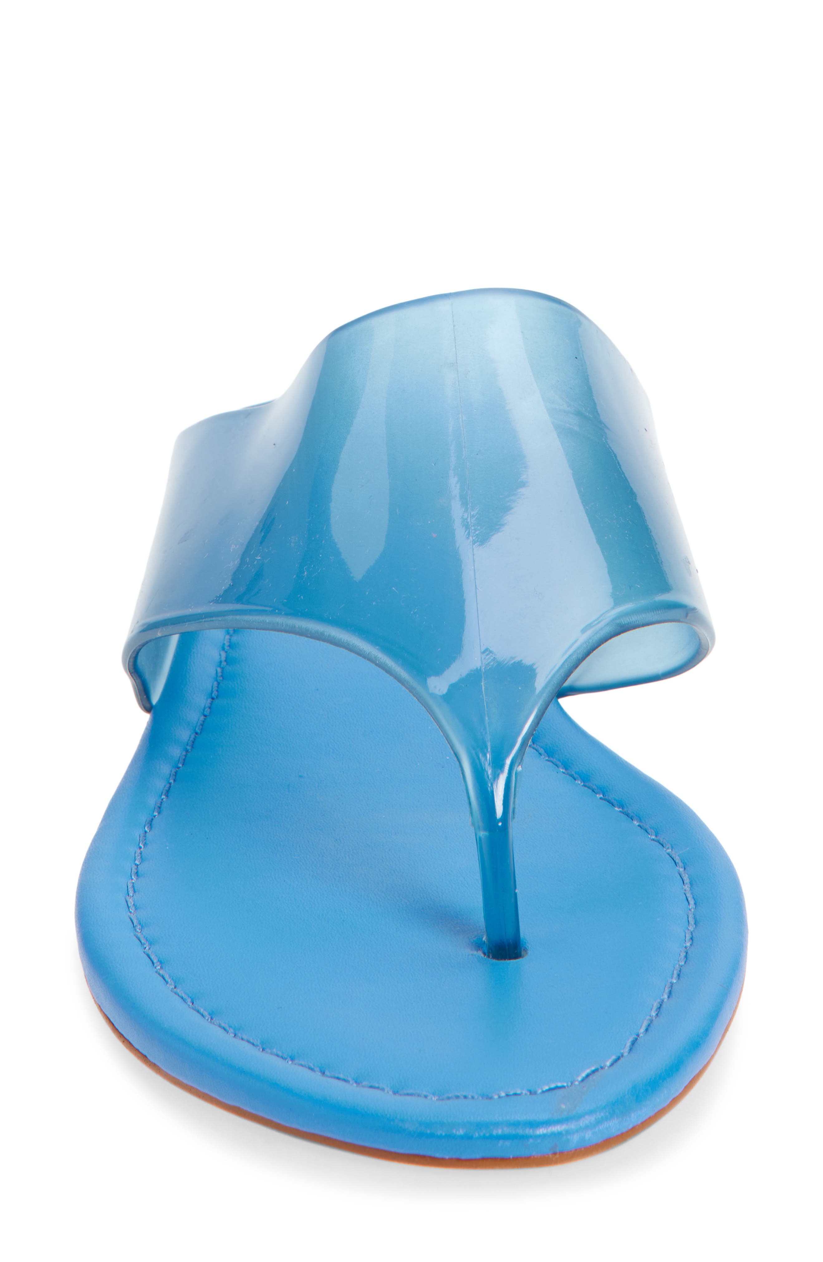 FARM Rio Jelly Flat Flip Flop, Alternate, color, Blue Bird