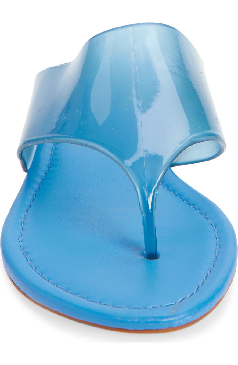 FARM Rio Jelly Flat Flip Flop, Alternate, color, Blue Bird