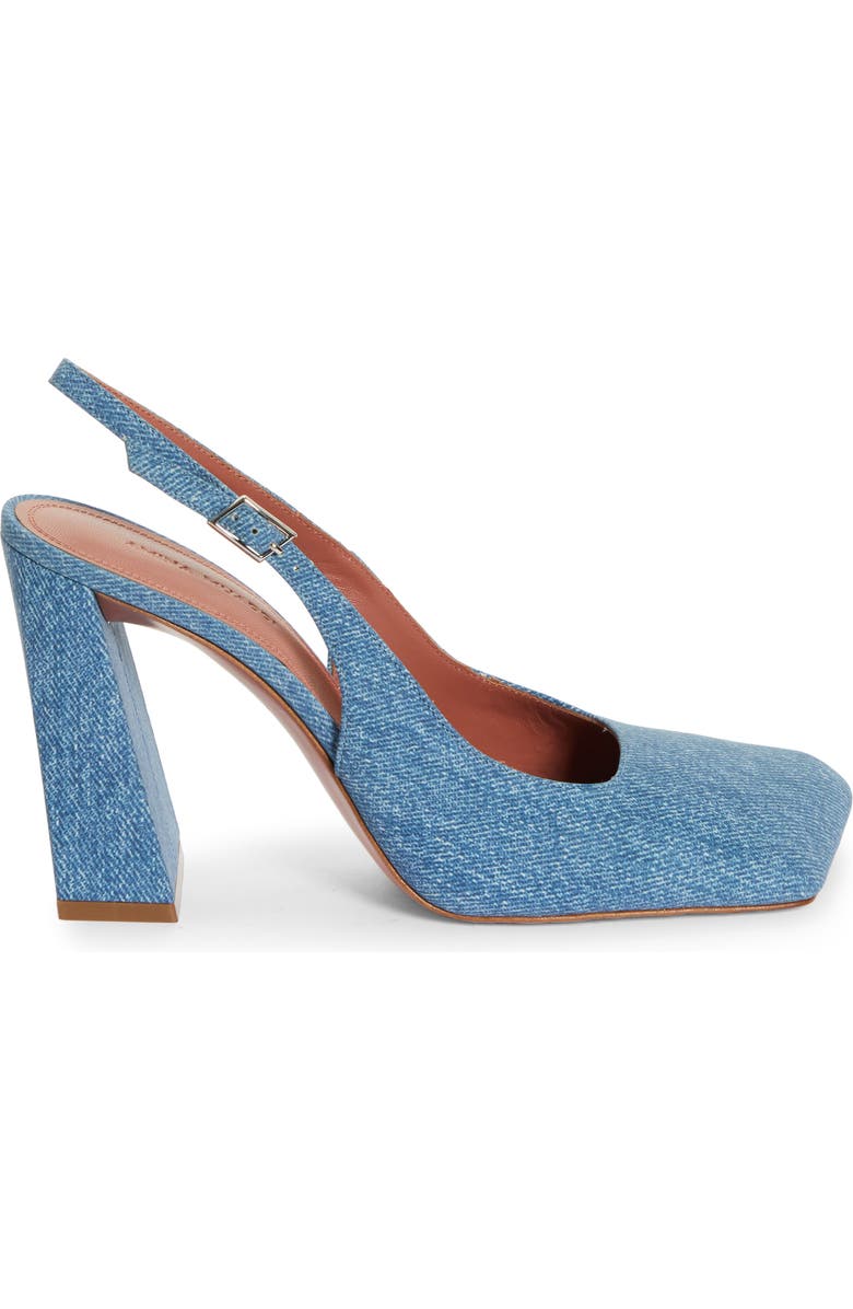 Amina Muaddi Square Toe Slingback Pump, Alternate, color,