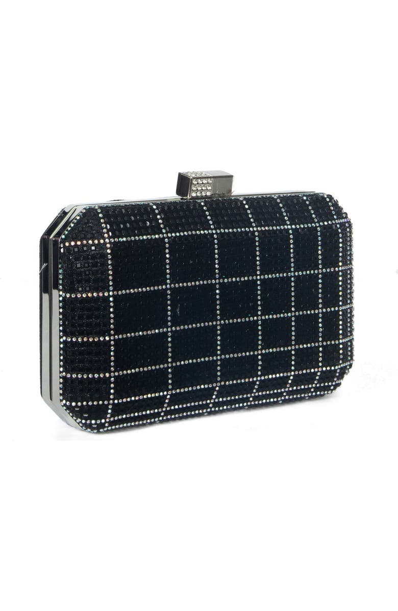 Lauren Lorraine Gemini Clutch, Alternate, color, Black