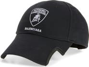 Balenciaga x Automobili Lamborghini Logo Embroidered Adjustable Baseball Cap